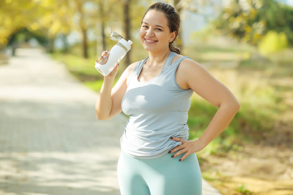 Fat,Woman,And,Sports.,Does,Exercise,For,Weight,Loss,In eating out after bariatric surgery